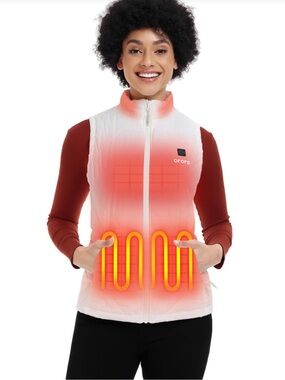 NWT ORORO Quilted Heated Vest For Women